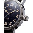 Montre Chronofixe 1930 Black Aventurine | Dark Brown Leather