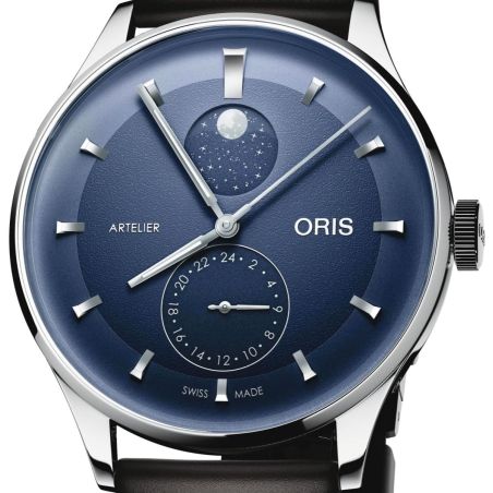 Montre Oris Artelier Complication | Blue Leather