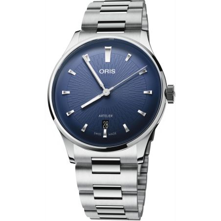 Montre Oris Artelier Date | Blue Steel