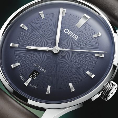 Montre Oris Artelier Date | Blue Steel