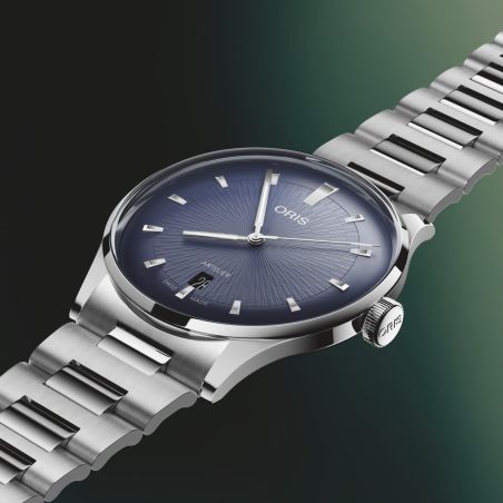 Montre Oris Artelier Date | Blue Steel