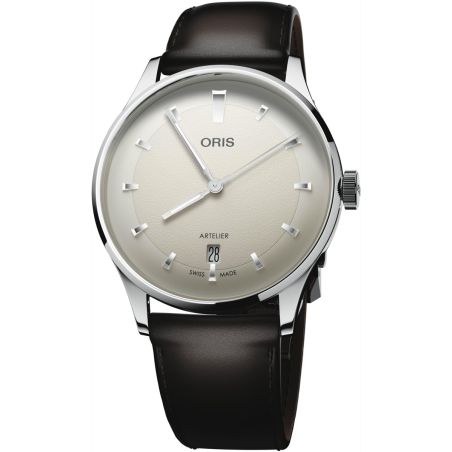 Montre Oris Artelier Date | White Leather