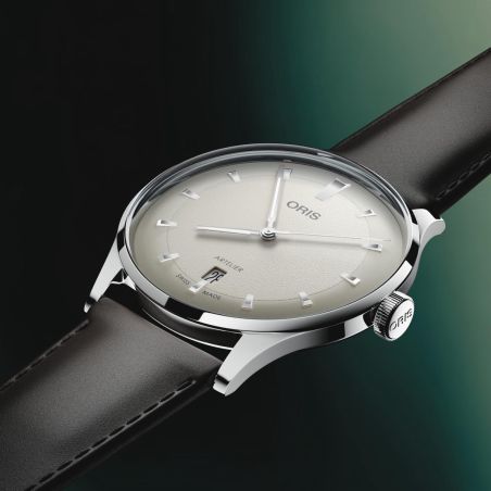 Montre Oris Artelier Date | White Leather