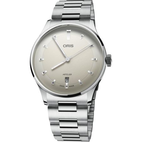 Montre Oris Artelier Date | White Steel