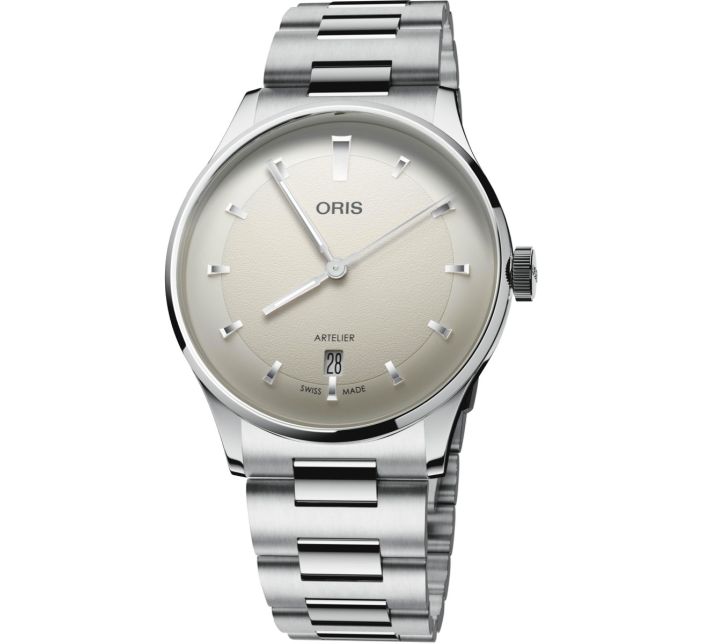 Montre Oris Artelier Date | White Steel
