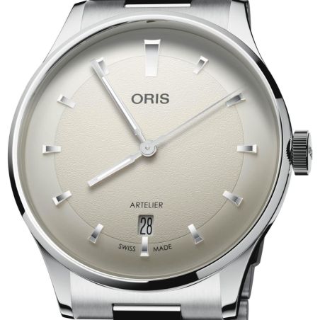 Montre Oris Artelier Date | White Steel