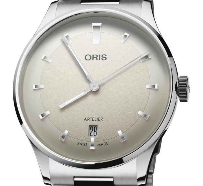 Montre Oris Artelier Date | White Steel