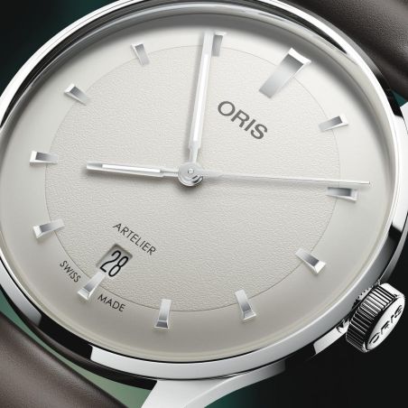 Montre Oris Artelier Date | White Steel