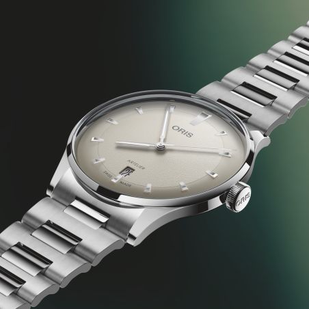 Montre Oris Artelier Date | White Steel