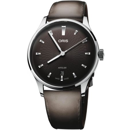 Montre Oris Artelier Date | Black Leather