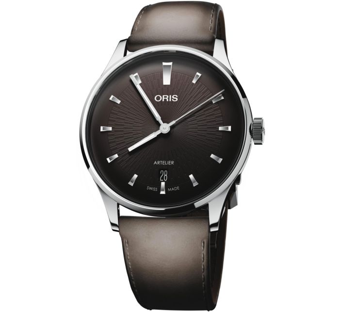 Montre Oris Artelier Date | Black Leather