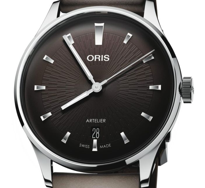 Montre Oris Artelier Date | Black Leather