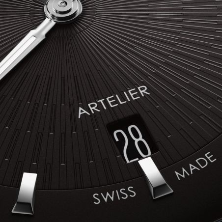 Montre Oris Artelier Date | Black Leather