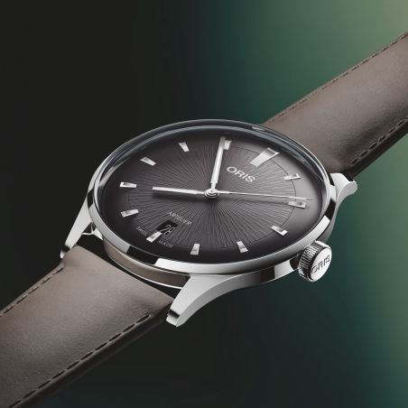 Montre Oris Artelier Date | Black Leather