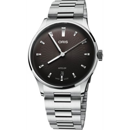 Montre Oris Artelier Date | Black Steel