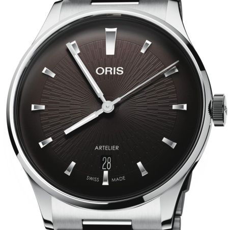Montre Oris Artelier Date | Black Steel