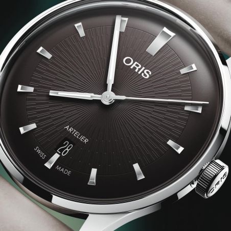 Montre Oris Artelier Date | Black Steel