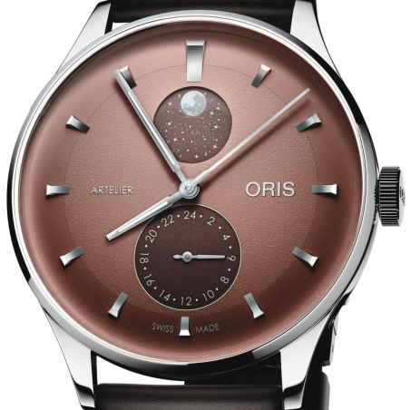 Montre Oris Artelier Complication | Brown Leather