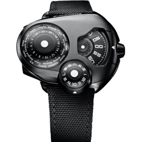 Montre Spaceone Worldtimer Black