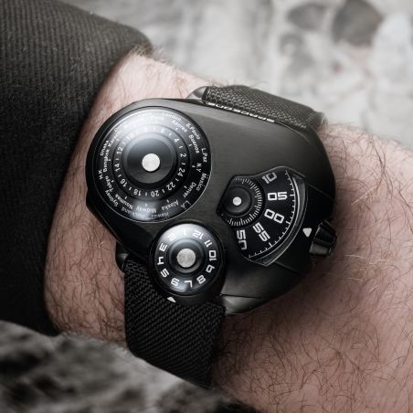 Montre Spaceone Worldtimer Black
