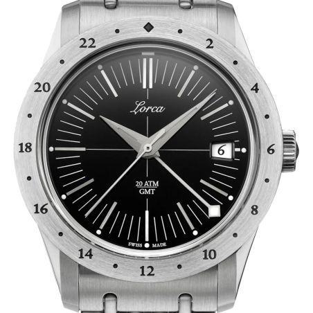Montre Lorca Model N°1 GMT Black