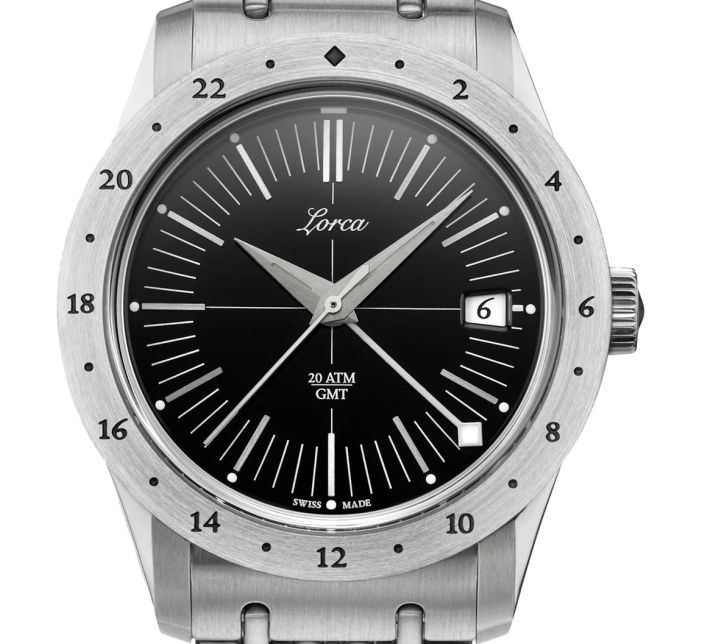 Montre Lorca Model N°1 GMT Black