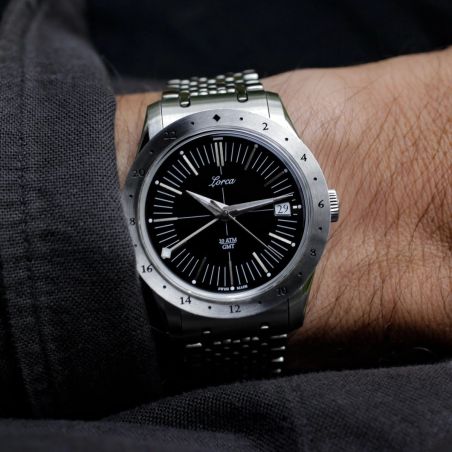 Montre Lorca Model N°1 GMT Black