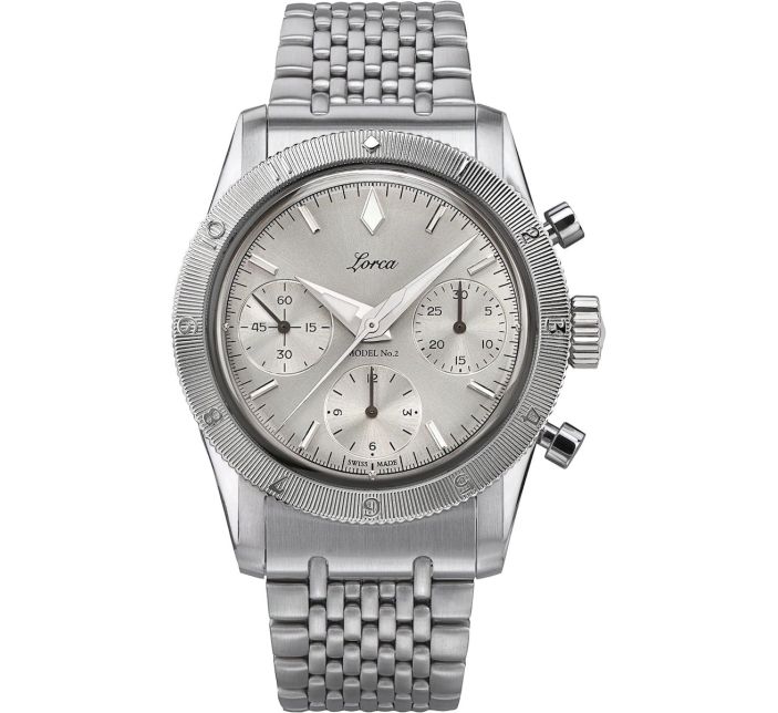 Montre Lorca Model N°2 Chronograph Silver