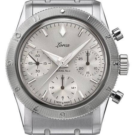 Montre Lorca Model N°2 Chronograph Silver