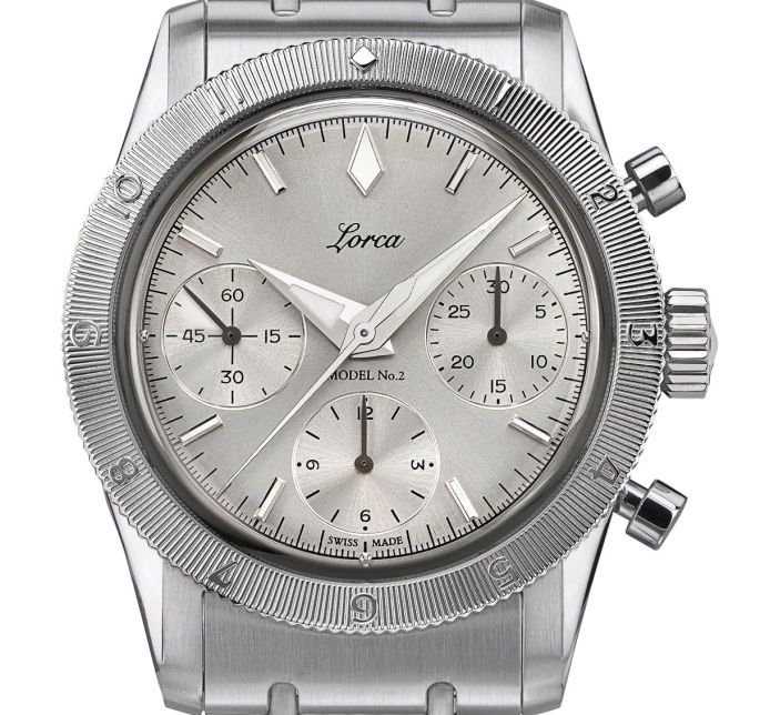 Montre Lorca Model N°2 Chronograph Silver