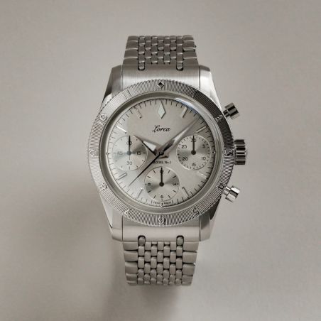 Montre Lorca Model N°2 Chronograph Silver