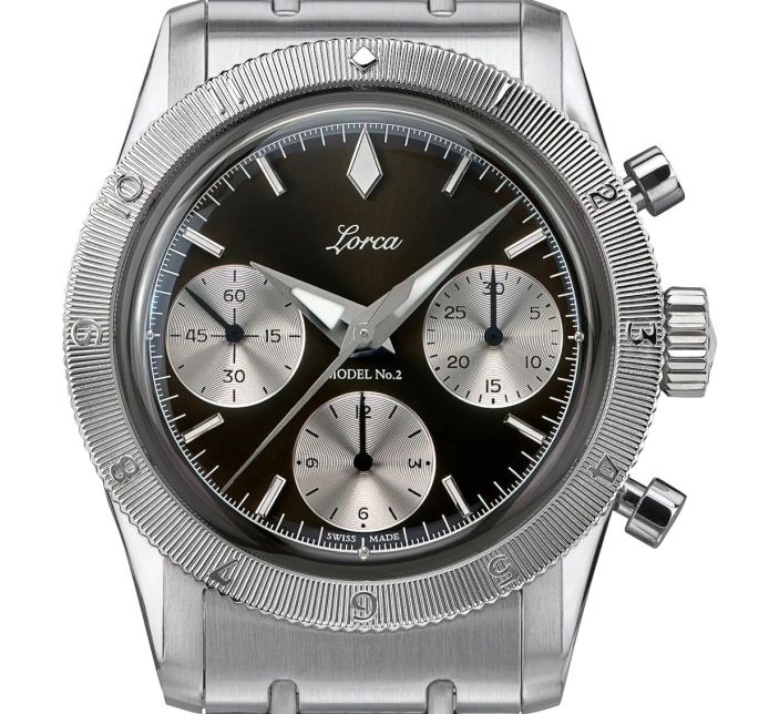 Montre Lorca Model N°2 Chronograph Golden Grey