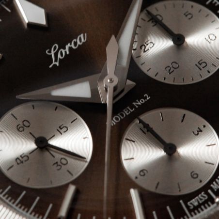 Montre Lorca Model N°2 Chronograph Golden Grey