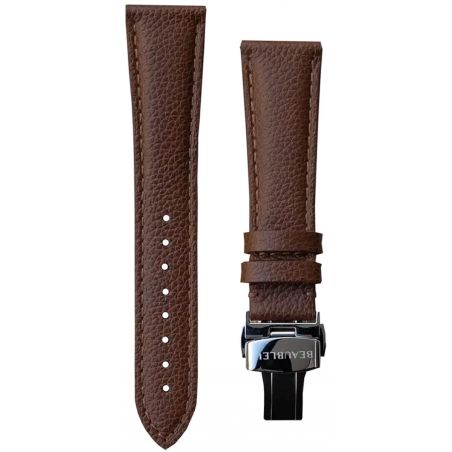 Bracelet Beaubleu Grainé Cognac