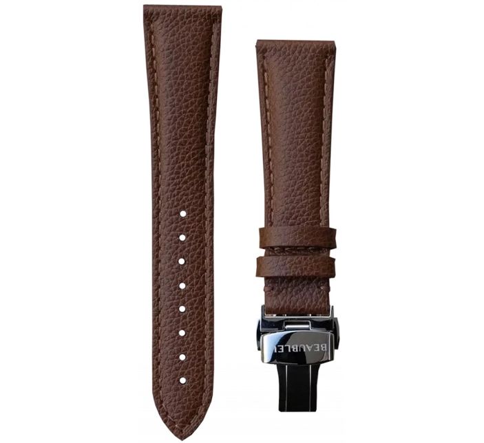 Bracelet Beaubleu Grainé Cognac