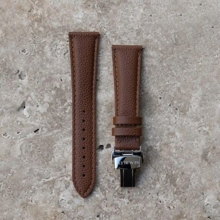 Bracelet Beaubleu Grainé Cognac