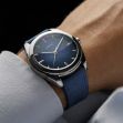Montre Awake Sơn Mài Silver Leaf « Moonlight Blue »