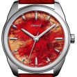 Montre Awake Sơn Mài Frosted Leaf « Royal Red » Limited Edition