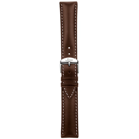 Bracelet Sinn Cuir Russie Moka Surpiqûres Blanches