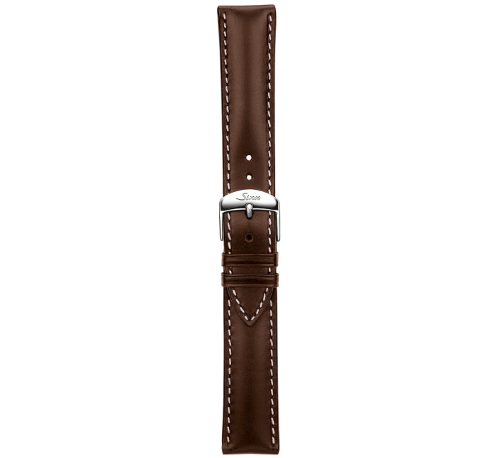 Bracelet Sinn Cuir Russie Moka Surpiqûres Blanches