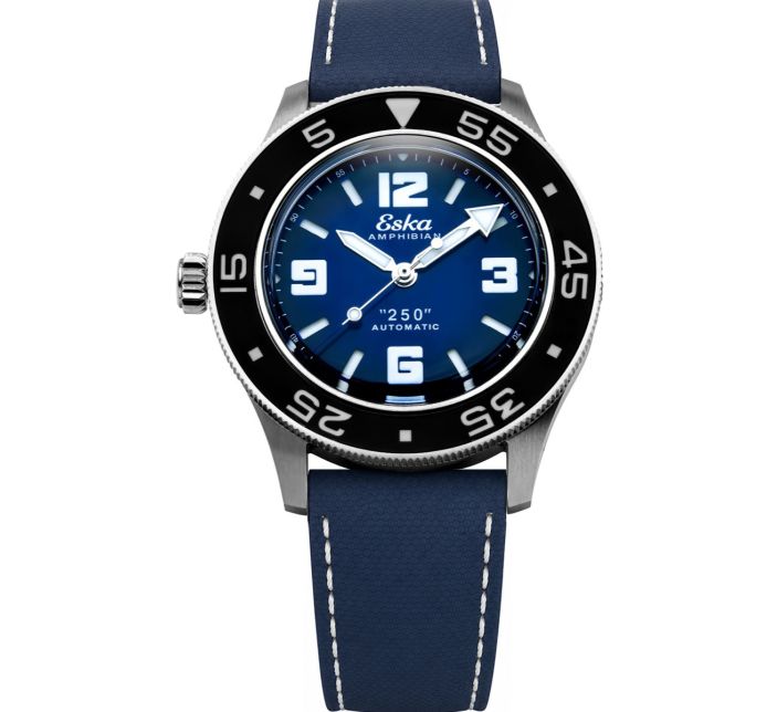 Montre Eska Amphibian 250 Blue Dolphin Destro