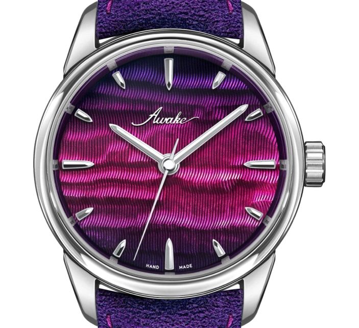 Montre Awake Sơn Mài Guilloché Main « Sunset » Limited Edition