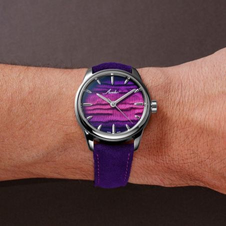 Montre Awake Sơn Mài Guilloché Main « Sunset » Limited Edition