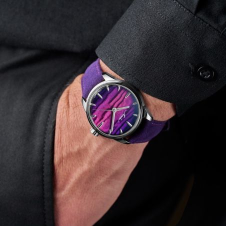 Montre Awake Sơn Mài Guilloché Main « Sunset » Limited Edition