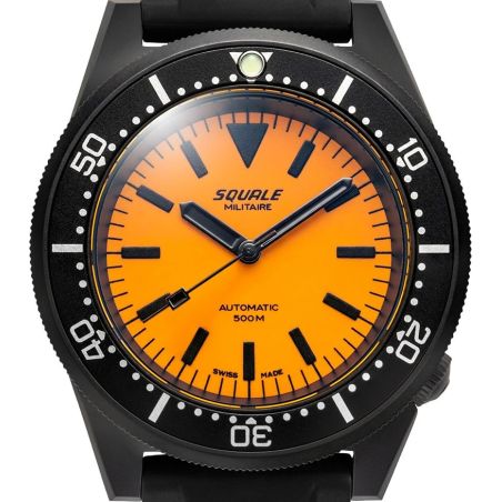 Montre Squale 1521 DLC Orange Rubber