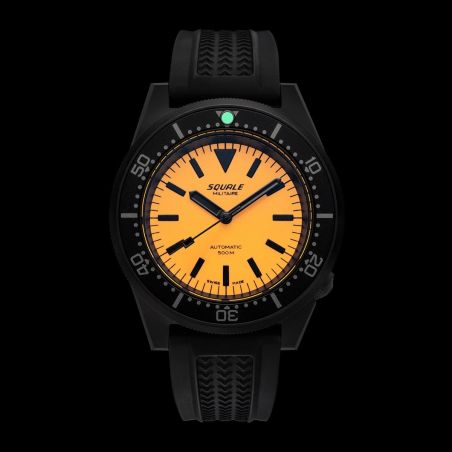 Montre Squale 1521 DLC Orange Rubber
