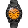 Montre Squale 1521 DLC Orange Mesh