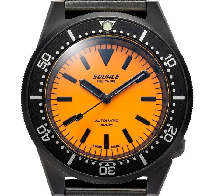 Montre Squale 1521 DLC Orange Mesh