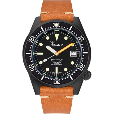Montre Squale 1521 DLC Leather