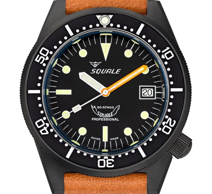 Montre Squale 1521 DLC Leather
